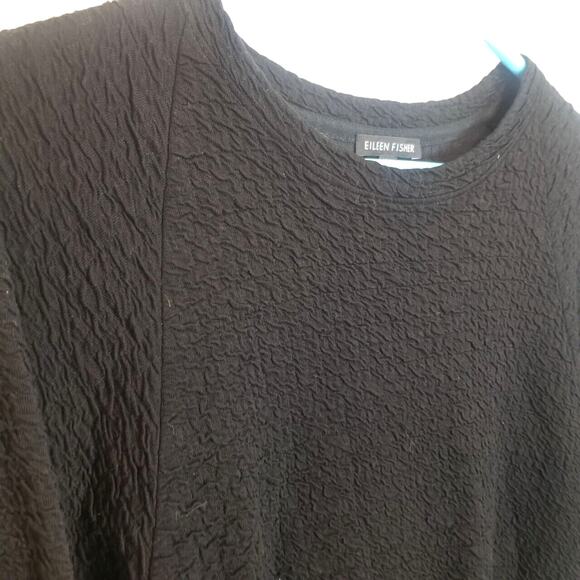 Eileen Fisher Textured Top Classic Minimalist Capsule Wardrobe S Elevated Basic - Picture 1 of 7